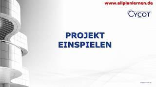 Projekt einspielen