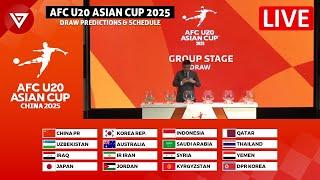  AFC U20 ASIAN CUP 2025 Group Draw Results Predictions