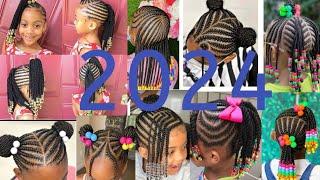 Sup Cut kids Braid Hairstyles || New Children Cornrow for Baby girl Hair Style