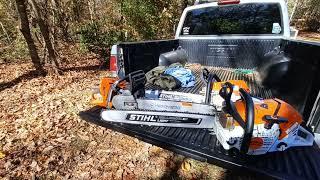 Stihl 500i, Stihl 400c and Husqvarna 562xp compared