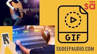 Introducing fun GIFs of musicians and sound engineers from India || converSAtions || SudeepAudio.com