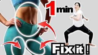 1 Minute Sumo Workout! Tone Your Full Body and Blast Belly Fat!