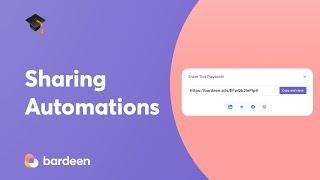 Sharing Automations | Bardeen Tutorial