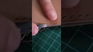 Beveling leather edges #diy #leatherwallet #leather #bifoldwallet #handmade #wallet #leathercraft