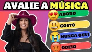 ANA CASTELA | Avalie a Música | Quiz Musical | #quiz #anacastela #avalie