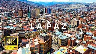 La Paz, Bolivia   in 4K ULTRA HD 60FPS Video by Drone