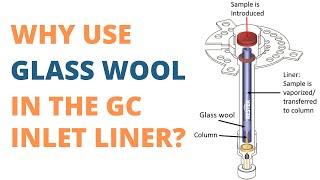 Why use GLASS WOOL in the GC inlet liner?