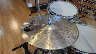 (SOLD) Cymbals - Bosphorus 15" Syncopation SW Hi Hats