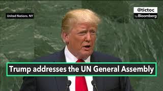 Trump at UNGA: "Didn't expect that reaction, but that's OK"