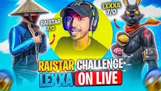 RAISTAR DEFEAT  XD LEXXA  ON LIVE 7/0  RAISTAR VS XD LEXXA  1 VS 1 GAMEPLAY ️ #xdakashya