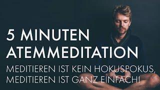 5 MINUTEN ATEM MEDITATION: Geht schnell und tut umgehend gut ️ Minddrops APP