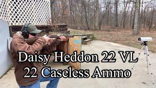 Daisy Heddon 22 VL / 22 Caseless Ammo