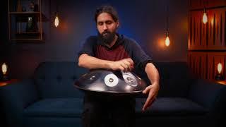 Handpan Improv | Pansmith E Dorian 13 w/ Bottom Notes | Peter Levitov