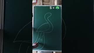 Peacock amazing drawing easy tricks// S equal peacock #amazing #draw #easydrawing #shortsvideo