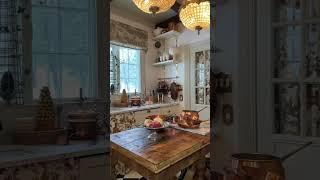 Take a peek into interior designer IG/@paigekontrafouris’ French inspired kitchen #diy #cottage