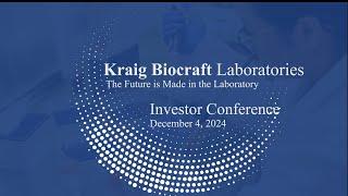 Kraig Labs Investor Web Conference December 2024