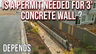  How To Build A 3 Foot Concrete Retaining Wall  2022