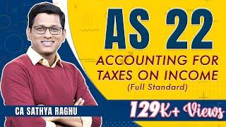 AS 22 - Accounting for Taxes on Income (Full Standard) |CA Inter