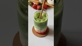 the secret to making a really delicious strawberry matcha latte at home