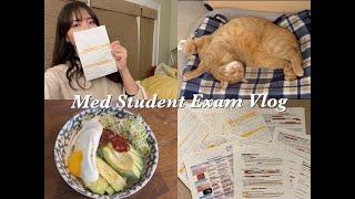 (eng) 미국 의대생 시험기간 72HR Vlog ️/Korean-American Med Student 72HR Exam Vlog/집에서만 공부하는 방법/Daily Vlog