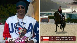 Snoop Dogg has found his new favorite Olympic sport: equestrian dressage | NBC Sports