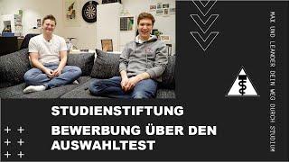 In die STUDIENSTIFTUNG per AUSWAHLTEST