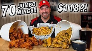 Beat This 70 Jumbo Chicken Wings Challenge in Kentucky and Win the $118 Meal FREE!!