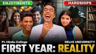 First-Year Reality: The Truth Revealed| Ft. Hindu College  #delhiuniversity