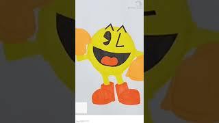 Drawing Pac Man #art  #drawing #sketch #funny #funnyvideo #draw