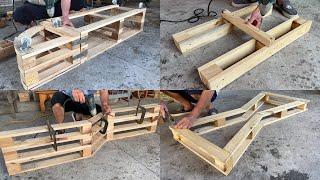 Inspired Wood Pallet Projects and Ideas - Simple Wood Pallet Table and Chair Plans and Ideas to DIY