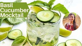 Cucumber Basil Mocktail Recipe