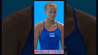 A Dive Of Unparalleled Skill And Beauty in Womens Diving | Helle Tuxen #shorts #diving