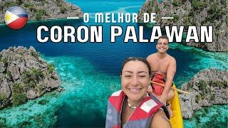 O que Conhecer em CORON nas Filipinas | Passeio de Barco Privado Ep.01