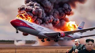 happened 30 seconds ago! the plane carrying 500 NORTH KOREAN commanders was destroyed by Ukraine