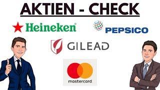 PepsiCo I Gilead I Heineken I Mastercard I Wer kommt in das Community-Aktien-Depot?