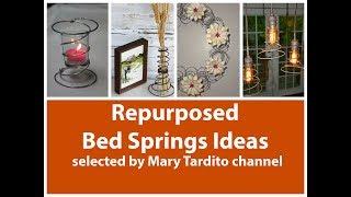 Repurposed Bed Springs Ideas - Old Things Turned into New Things Ideas – Recycled Home Decor