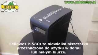 Niszczarka papieru do domu lub biura Fellowes P 58Cs