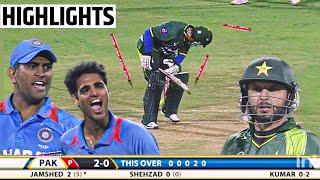 Thrilling Bowling  by Bhuvneshwar Kumar vs Pakistan | Ind vs Pak 1st t20 2012 | bhuvnehwar W W W 