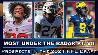 Most UNDER THE RADAR Prospects in the 2024 NFL Draft I MOST UNDERRATED PT. VII