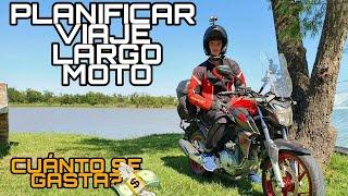 ¿Cómo ORGANIZAR un VIAJE largo y en MOTO? / PRESUPUESTO Y PLANIFICACIÓN DE LA RUTA