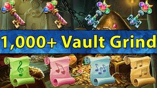 Gems of War: 0 to 1,000 Vault Keys Grind, 7 Year Anniversary Edition