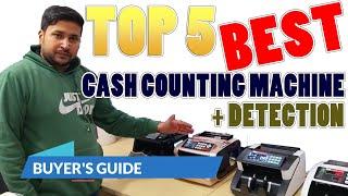 TOP 5: Best Cheapest Cash Counting Machines with Fake Note Detection! 2024 Buyer's Guide & Review