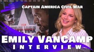 Emily VanCamp Interview- Captain America:Civil War