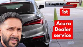 Acura Dealer 1st maintenance service experience #de5 #acura #honda #fl5 #typer #types