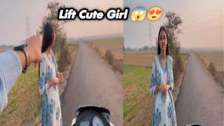 Lift Cute Girl  || Funny video 