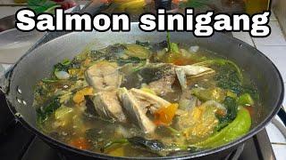 Salmon sinigang | pangpamilya ulam | lutong bahay | jensen taste buds