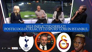 Postecoglou & Osimhen React After Spurs’ Self-Inflicted Loss to Galatasaray in Istanbul