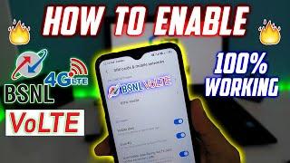 How to Enable BSNL 4G VoLTE Service in Hindi | Volte Not Working