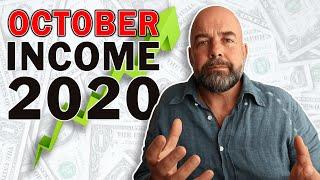 Online Income October 2020 - YouTube and KDP Earnings from Amazon Low Content Publishing Business