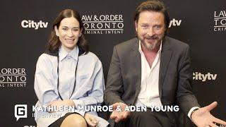 Aden Young and Kathleen Munroe on Law & Order Toronto: Criminal Intent | Interview